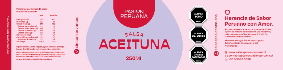 Salsa de Aceituna - Product Image