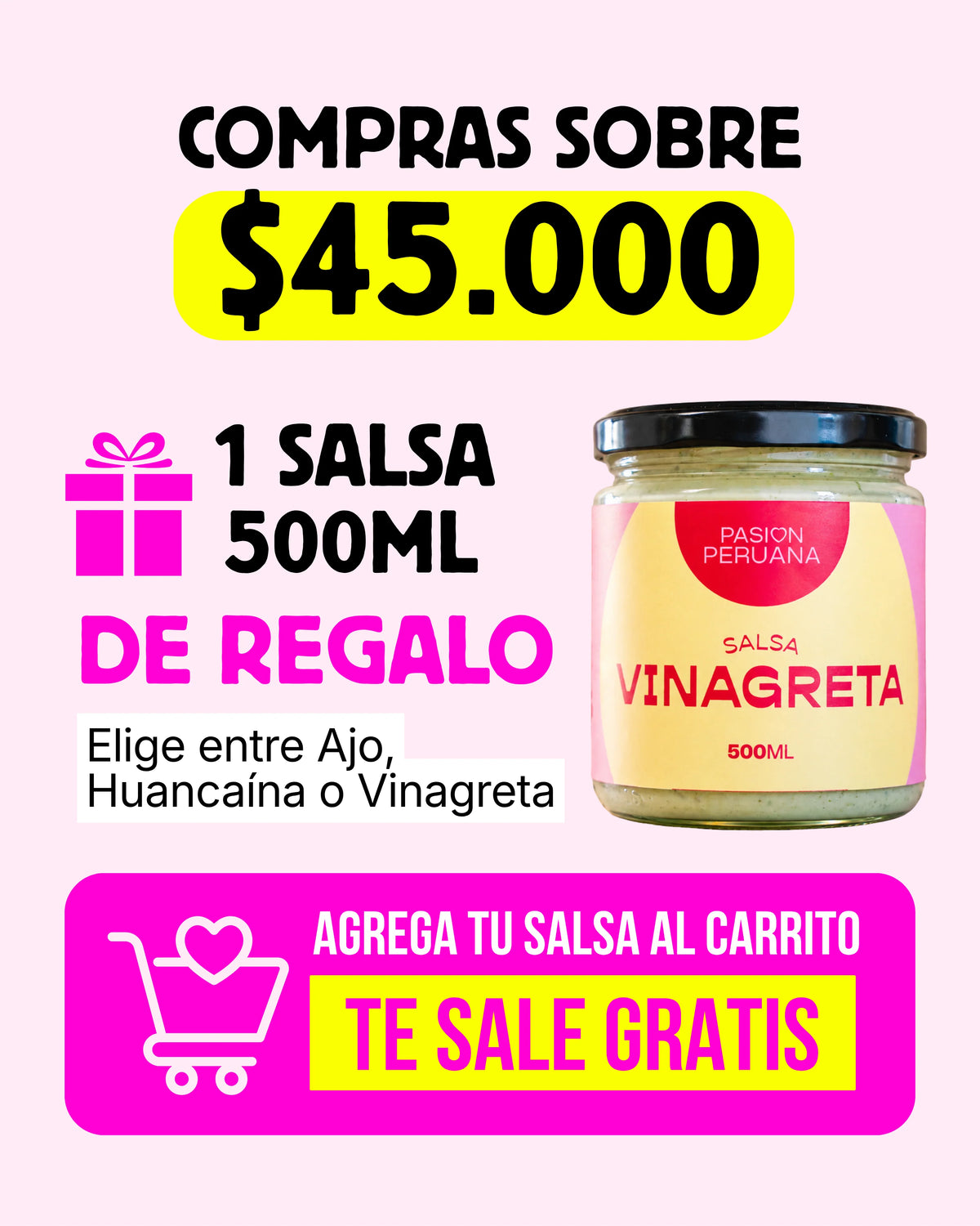 Compras hasta $45.000