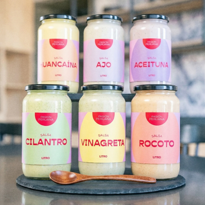 Pack Fiesta | 6 Salsas de 1 Litro + Envío Gratis